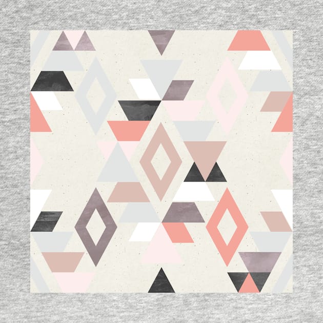 Modern Southwestern Adobe Style in Pink by greenoriginals